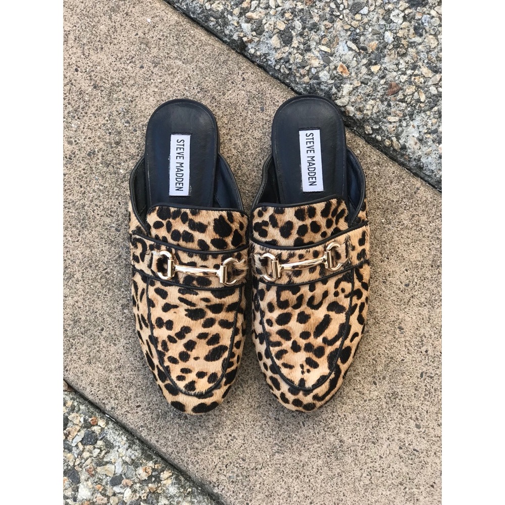 Steve Madden Leopard Loafers